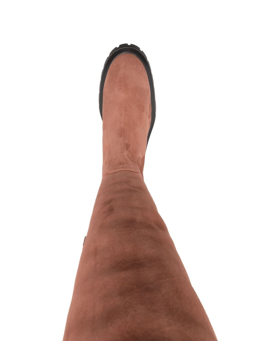Bedford suede thigh-high boots - 4