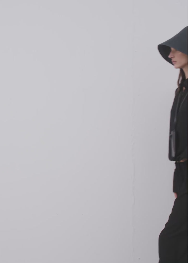 Drawstring shirt black - 6