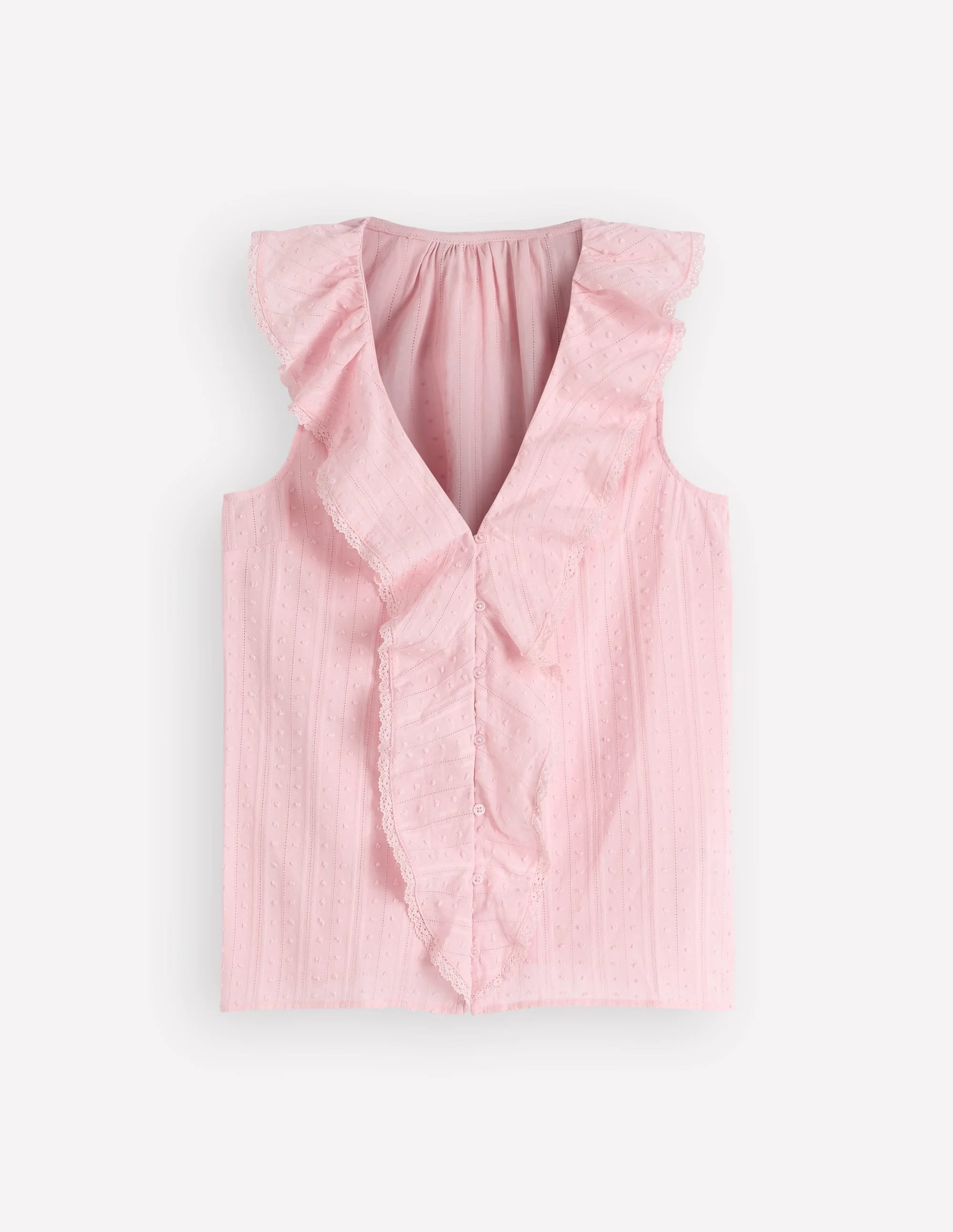 Eliza Sleeveless Top-French Pink - 1