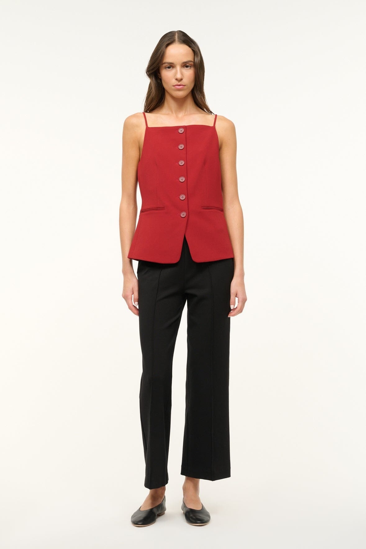 STAUD UNA TOP ROUGE - 3