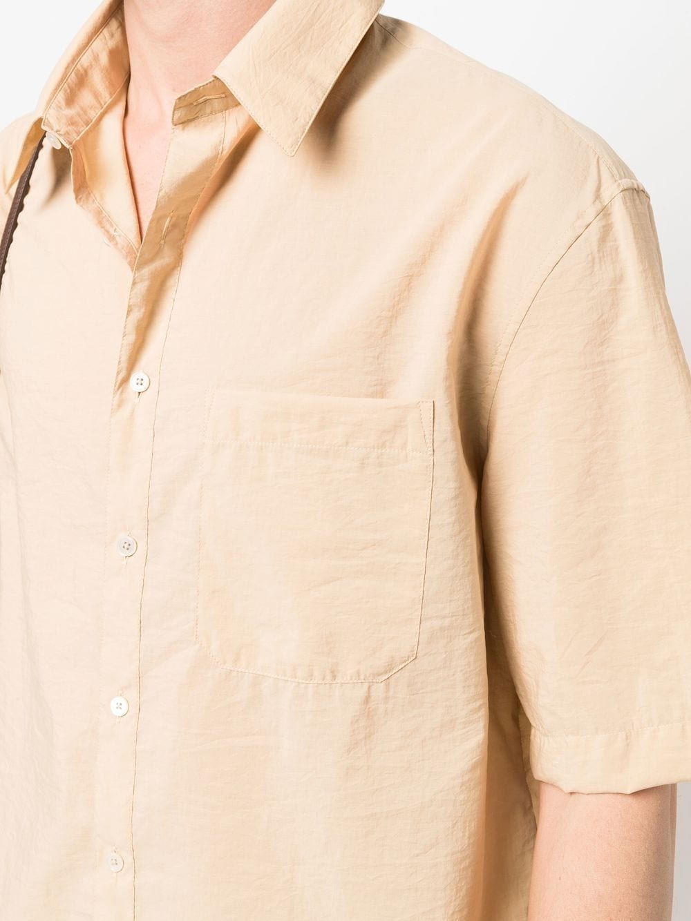 short-sleeve poplin shirt - 5