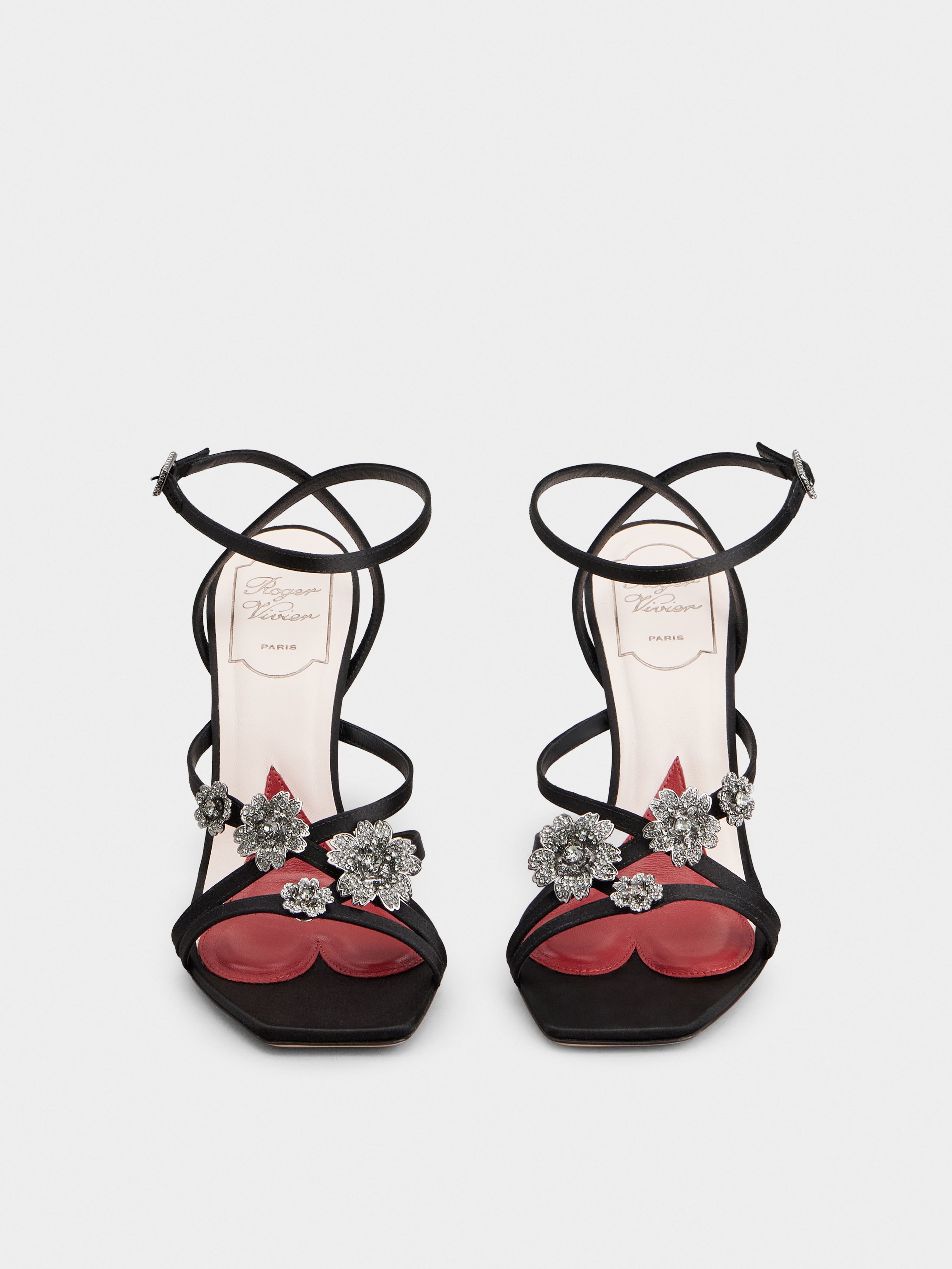 Efflorescence Sandals in satin - 7