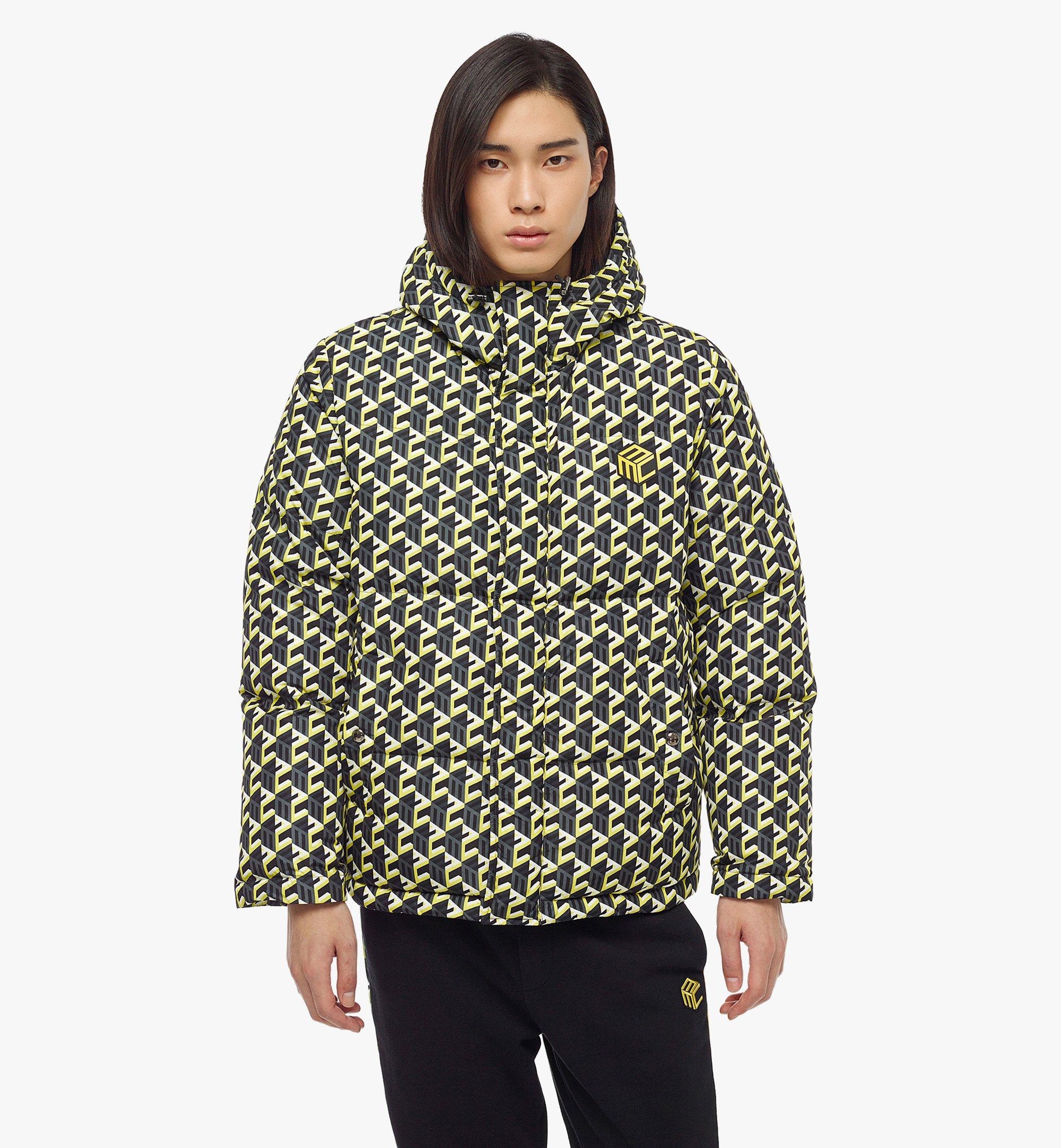 Men’s Cubic Monogram Print Parka in ECONYLl® - 4