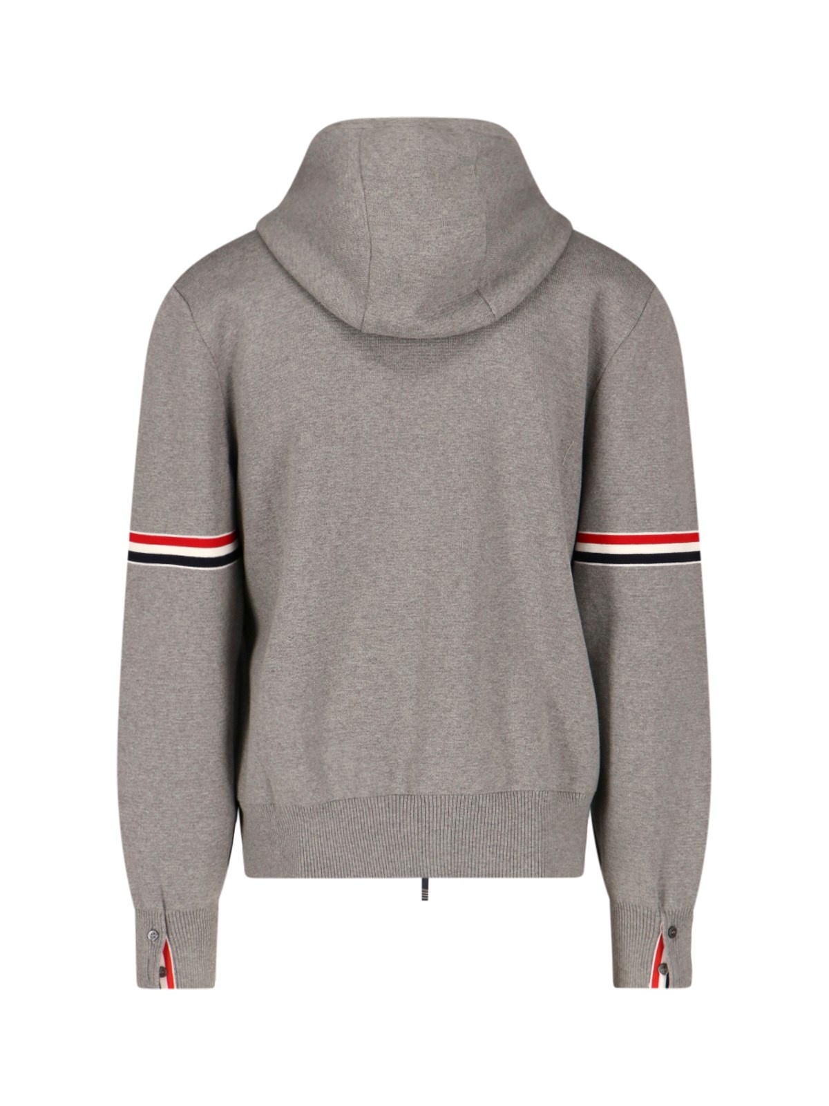 TRICOLOR DETAIL ZIP HOODIE - 3