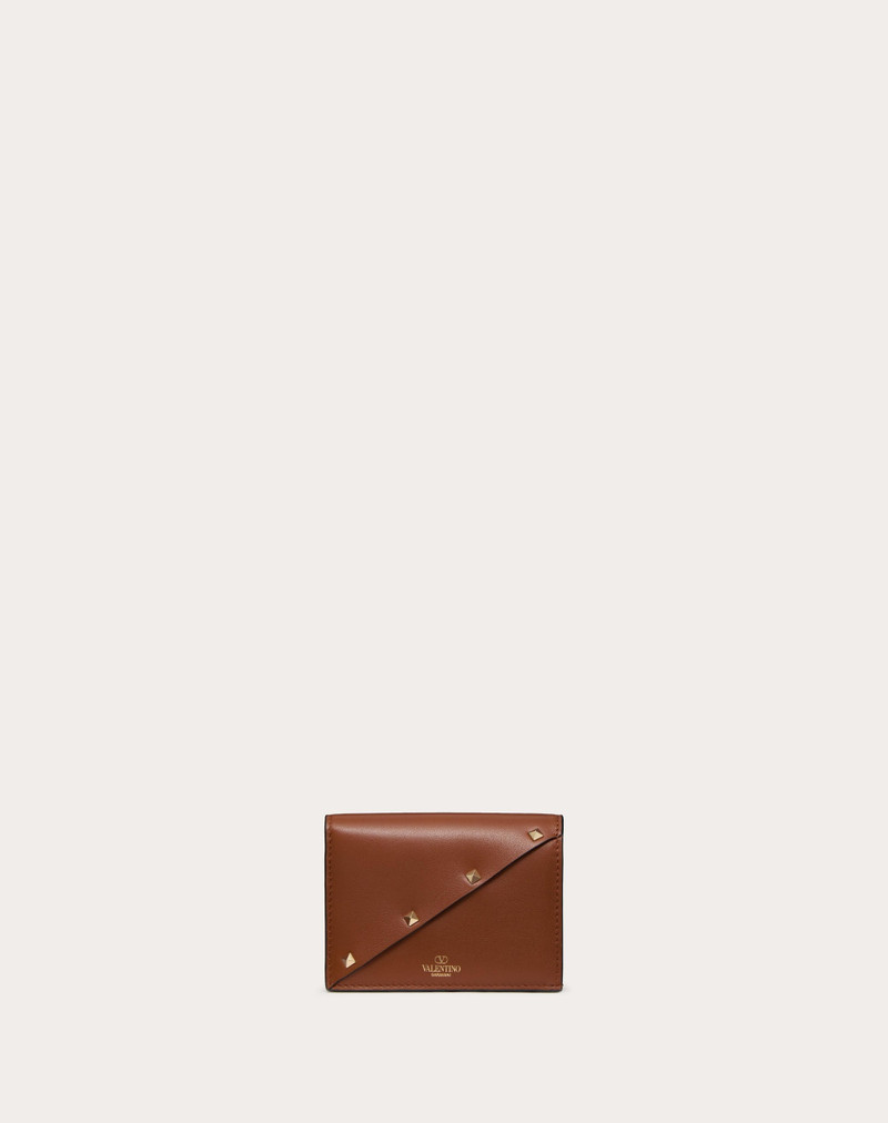 SMALL VALENTINO GARAVANI ROCKSTUD WISPY CALFSKIN WALLET 1