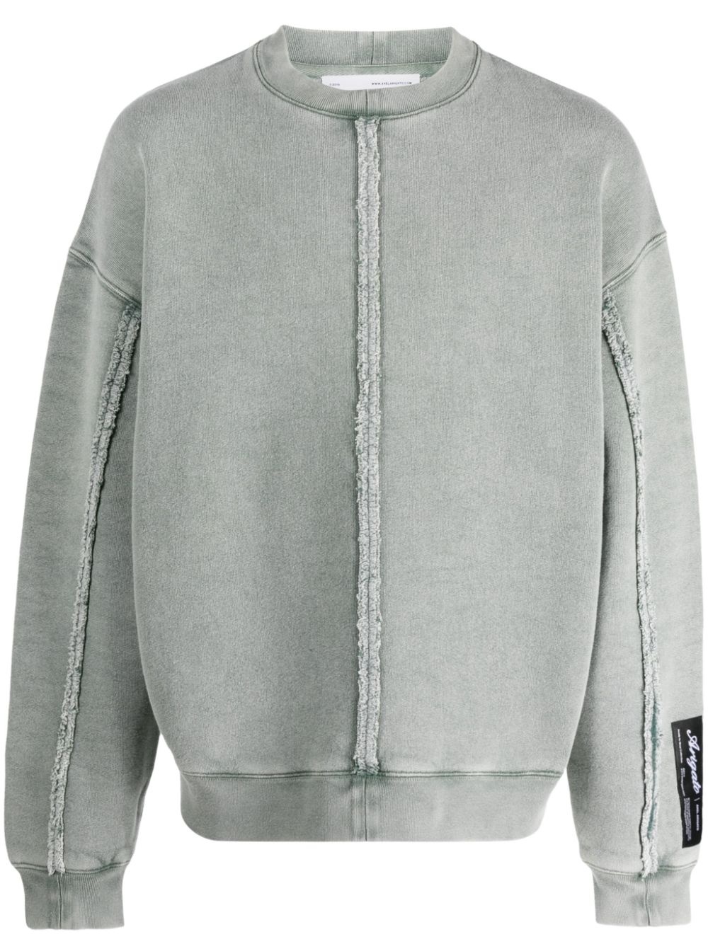 Axel Arigato Chopped organic-cotton sweatshirt | REVERSIBLE