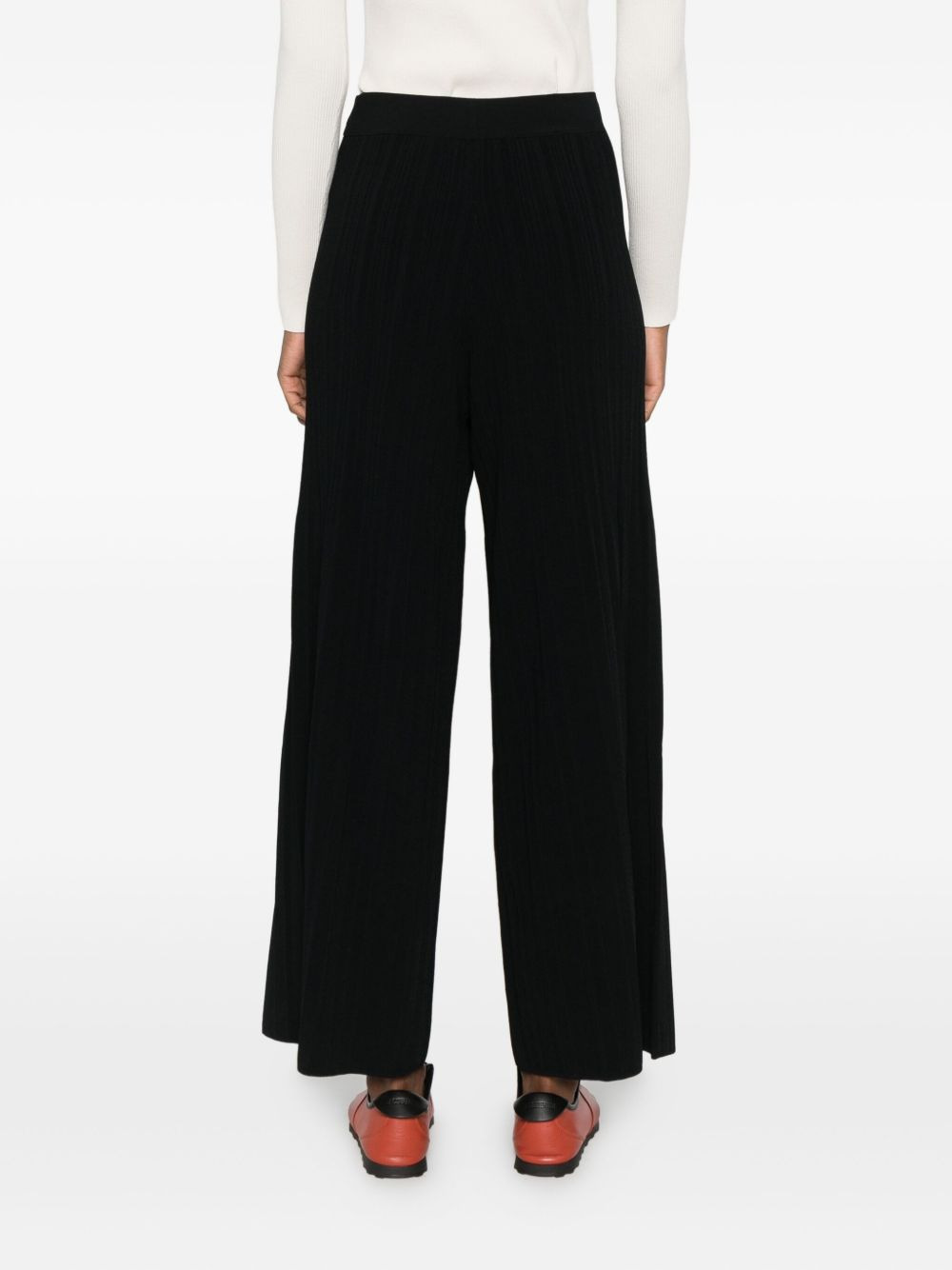 elasticated-waistband trousers - 4