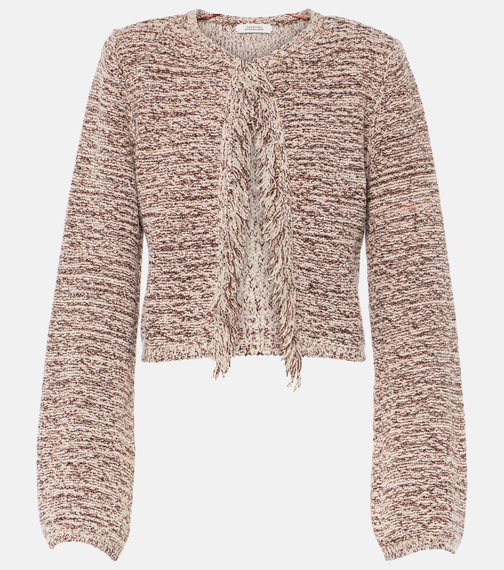 Fringed cardigan - 1