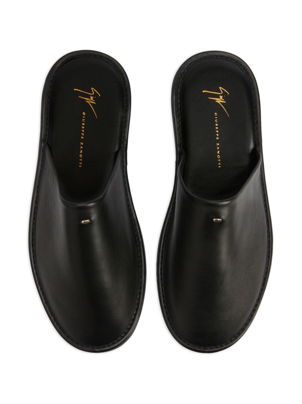 Leather slippers - 4