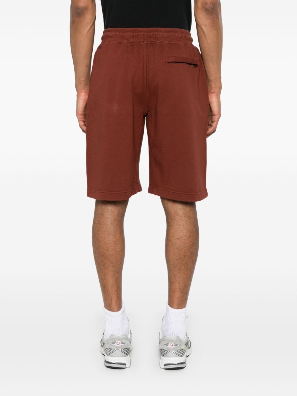 logo-embroidered shorts - 4