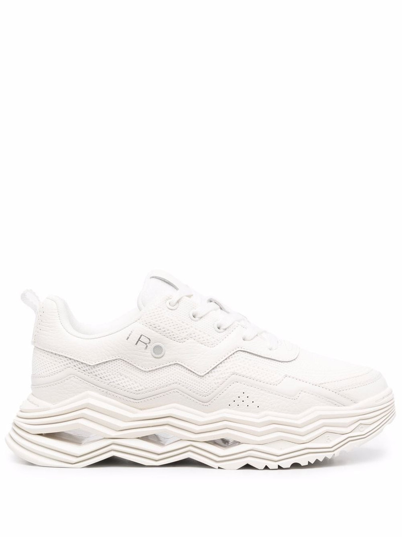 chunky lace-up sneakers 1