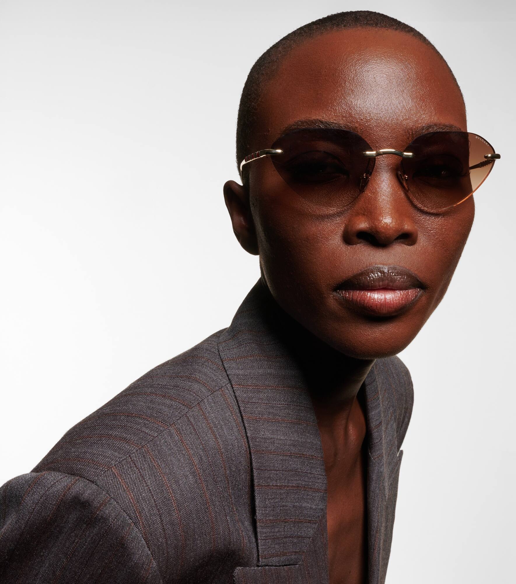 Serpenti embellished cat-eye sunglasses - 6