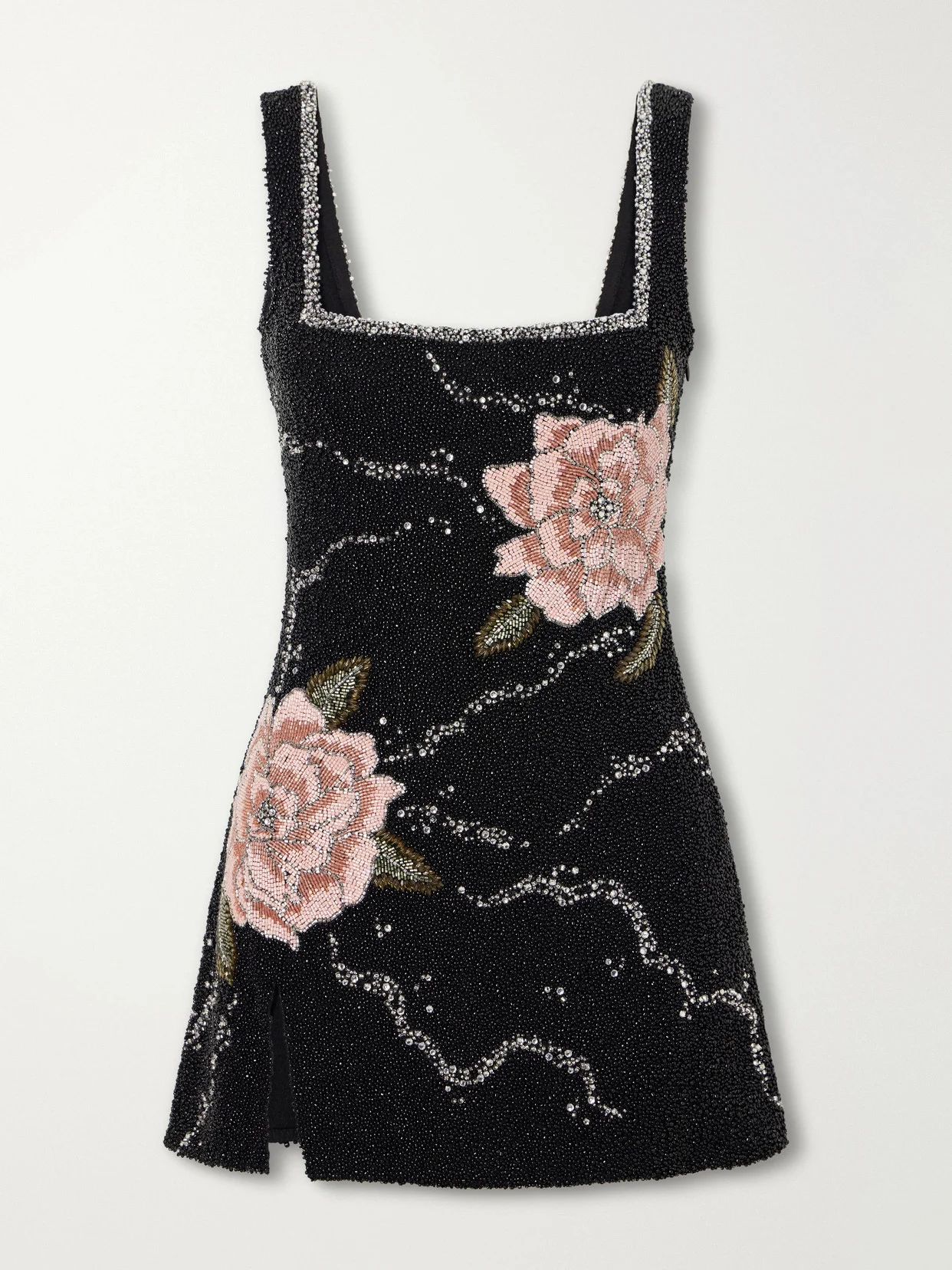 Peony Embellished Mini Dress - 1