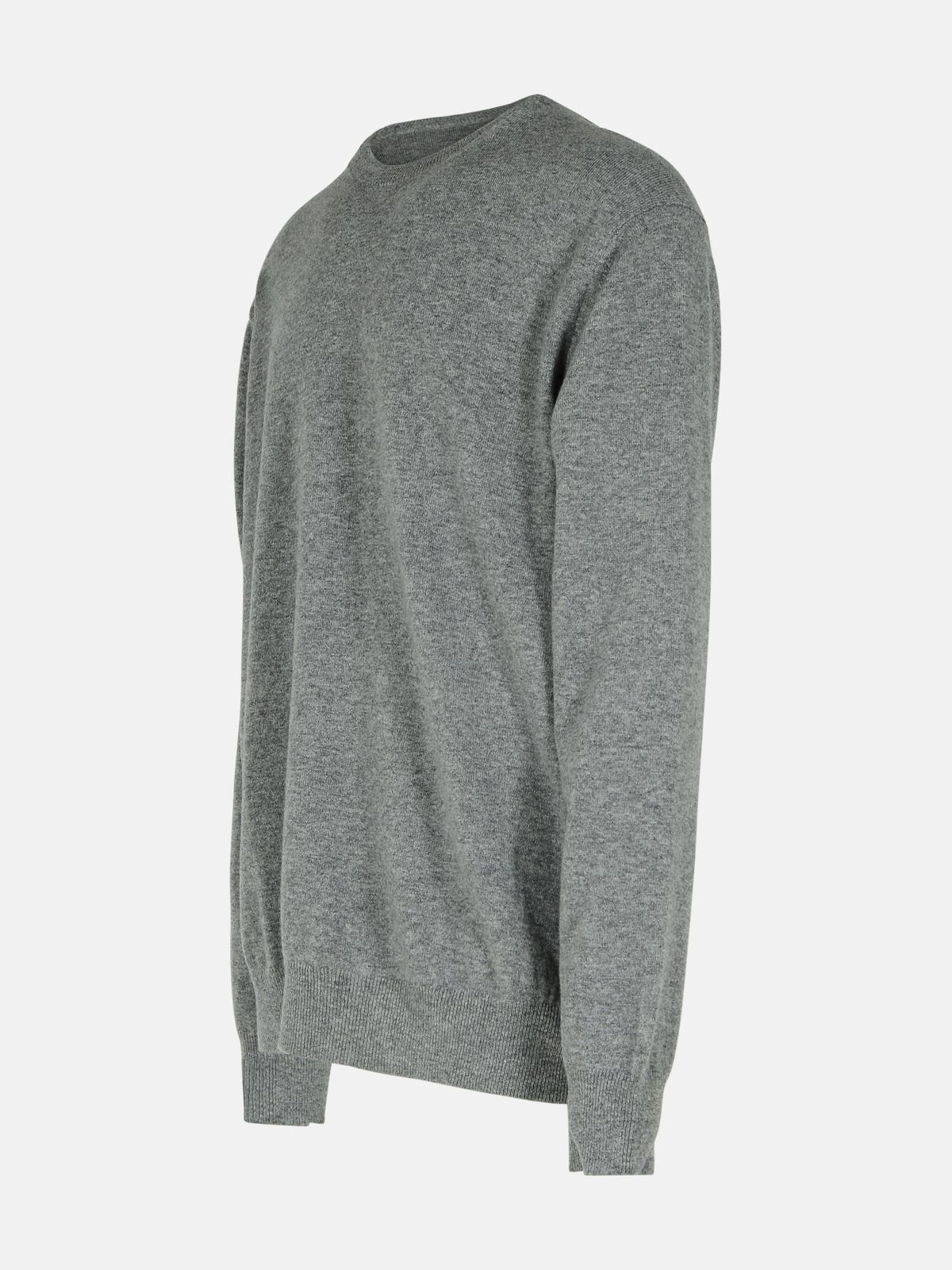 GREY WOOL SWEATER - 2