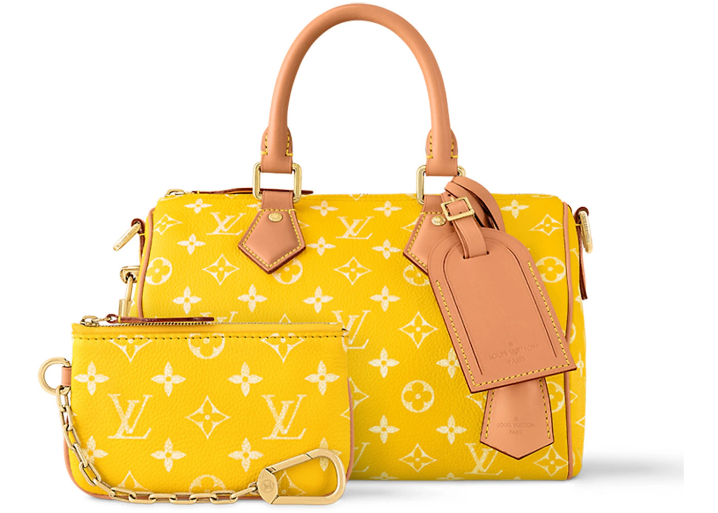 Louis Vuitton Speedy P9 Bandoulière 25 Monogram Leather Jaune Mat - 4
