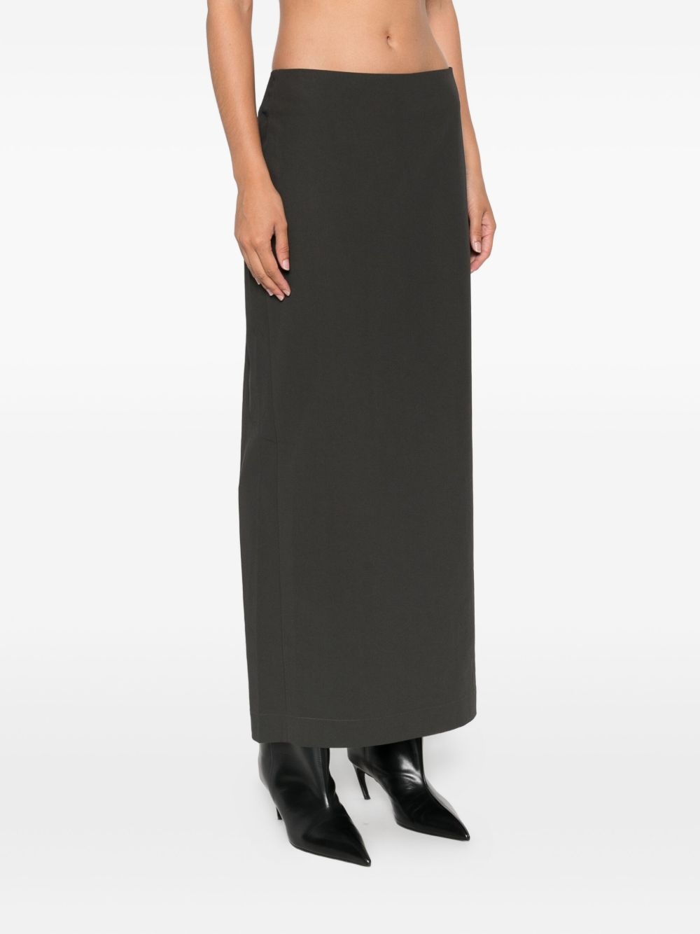 low-waist column maxi skirt - 3