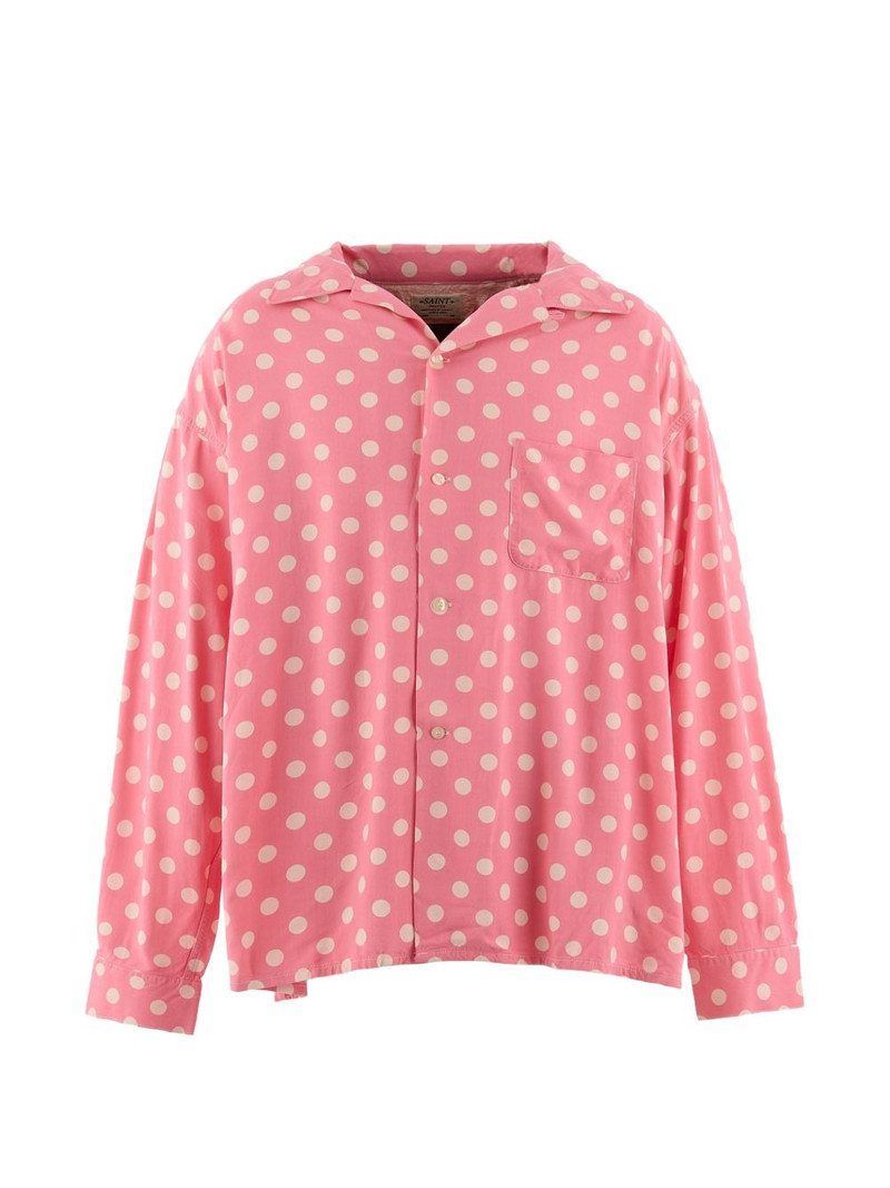 polka-dot long-sleeve shirt 1