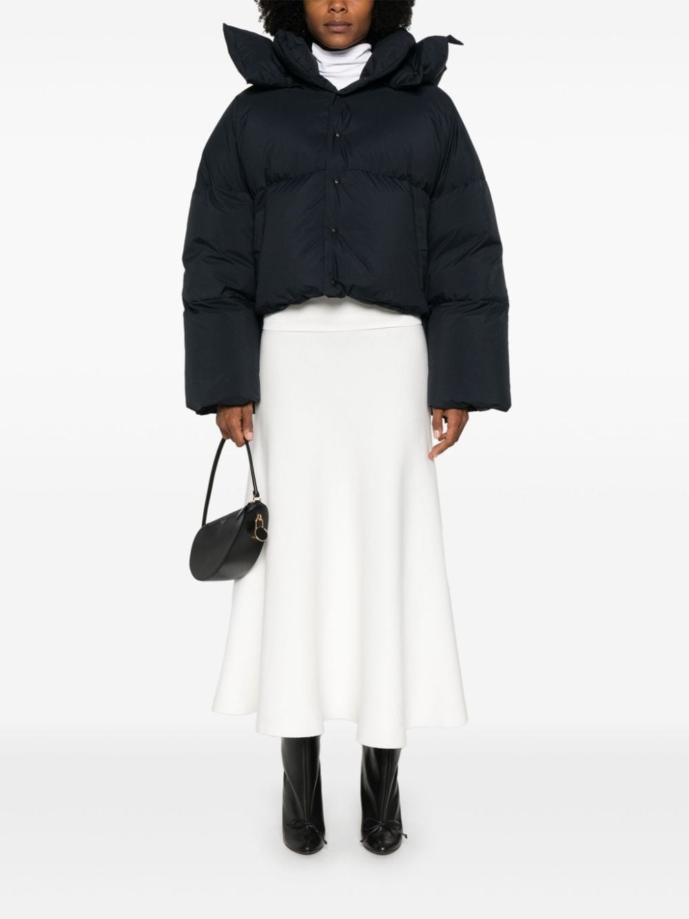 Nylon short padded jacket - 4