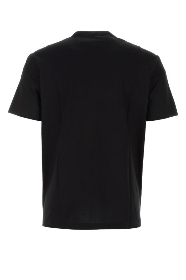 Black cotton t-shirt - 3