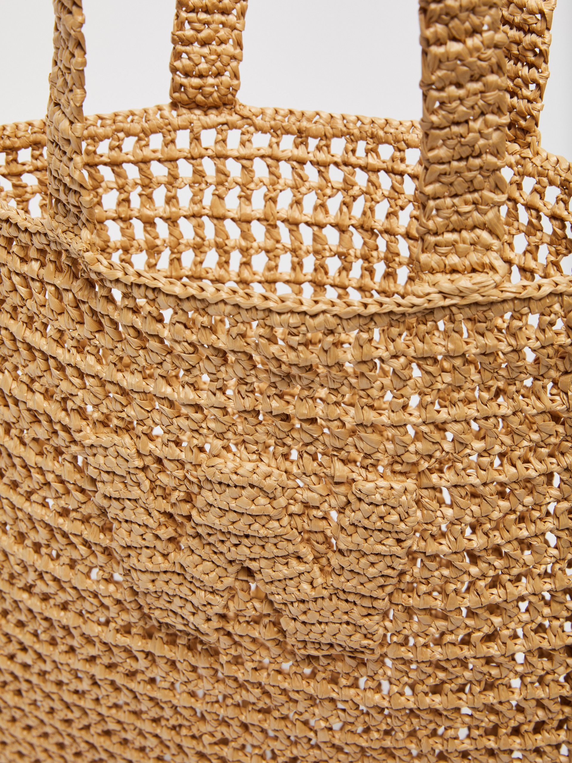 SALOON Macramé shopping tote 5
