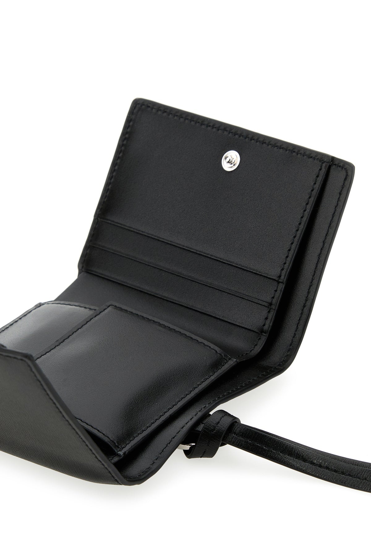 Black leather wallet - 4