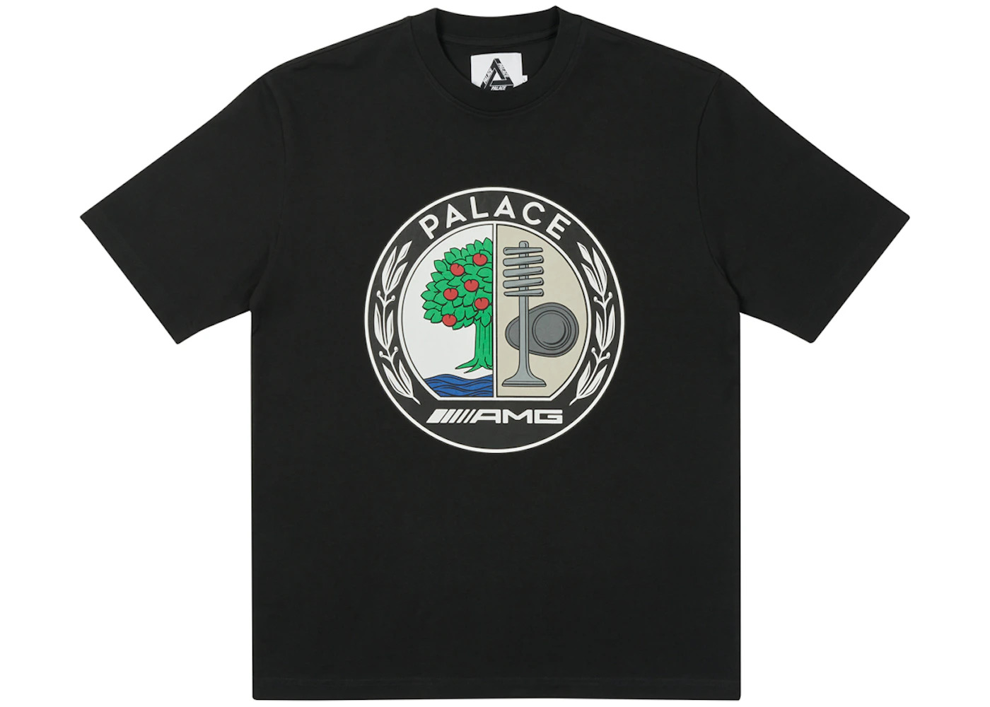 Palace AMG Emblem T-shirt Black - 1