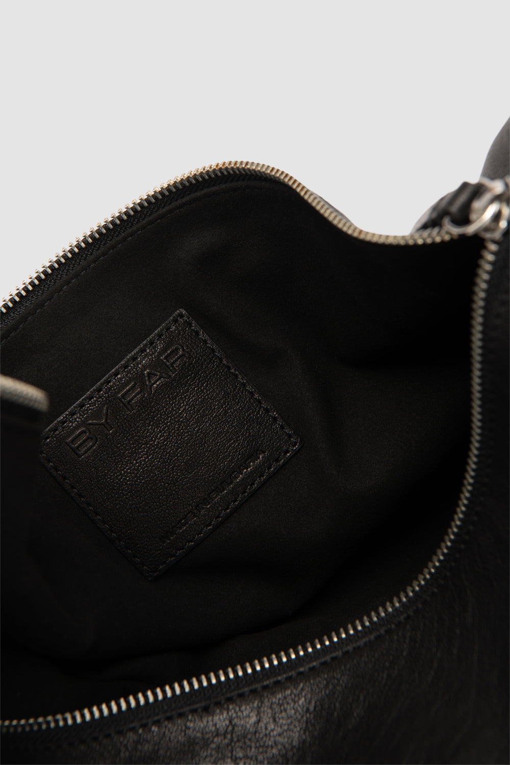 Trayana Black Washed Leather Crossbody Bag - 5
