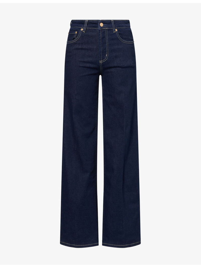 Getty Wide-Leg Denim Jeans 1