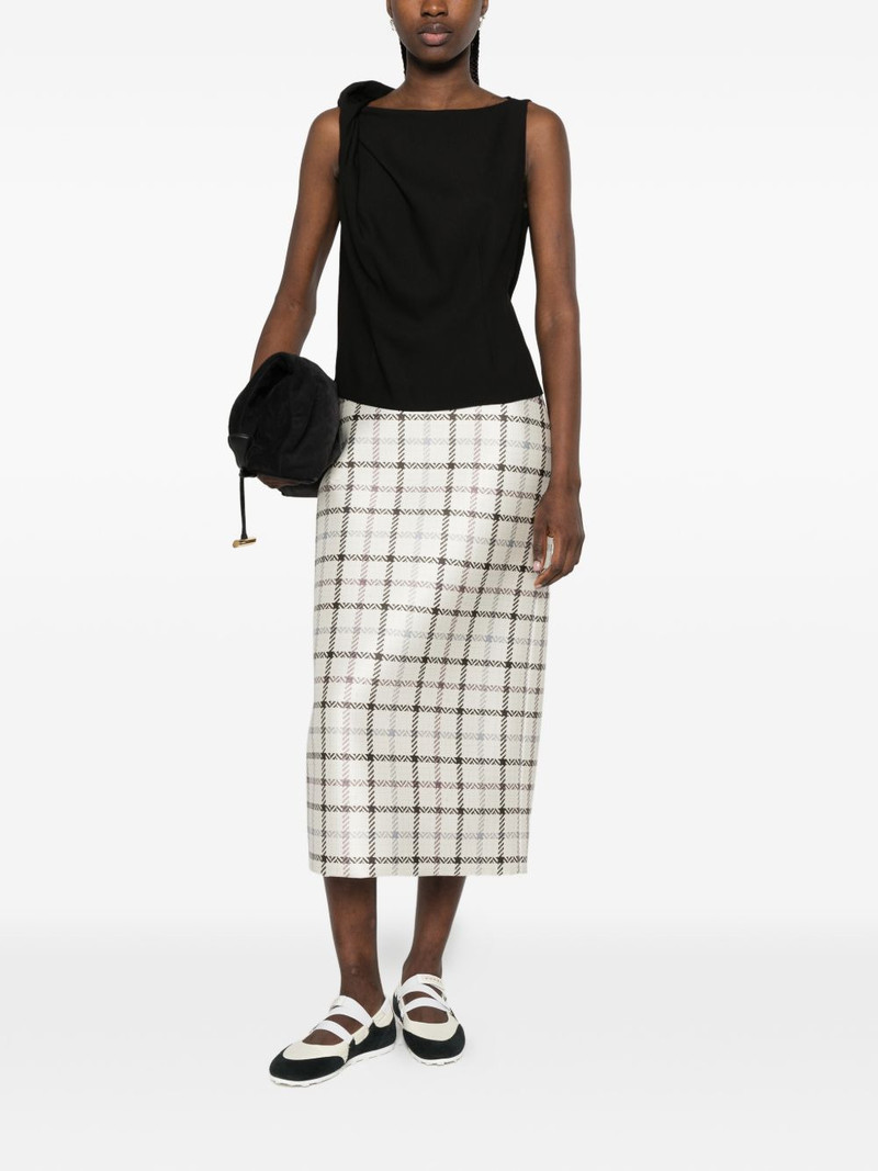 RÓHE asymmetric draped top outlook