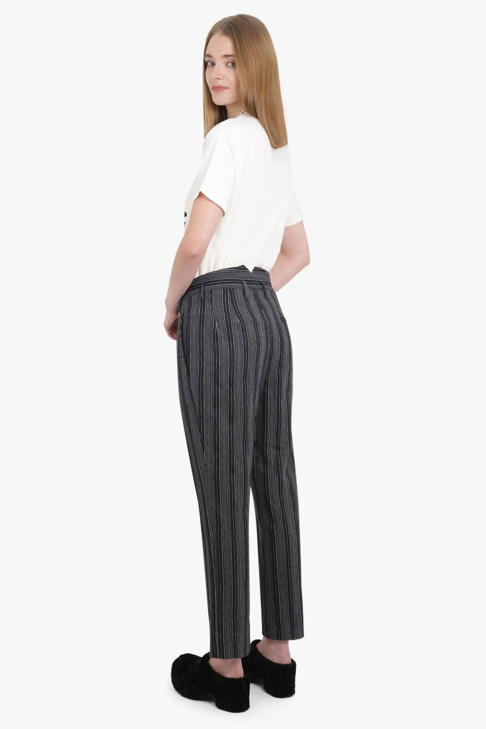 CRUISE STRIPE TROUSER | BLACK/GREY - 6