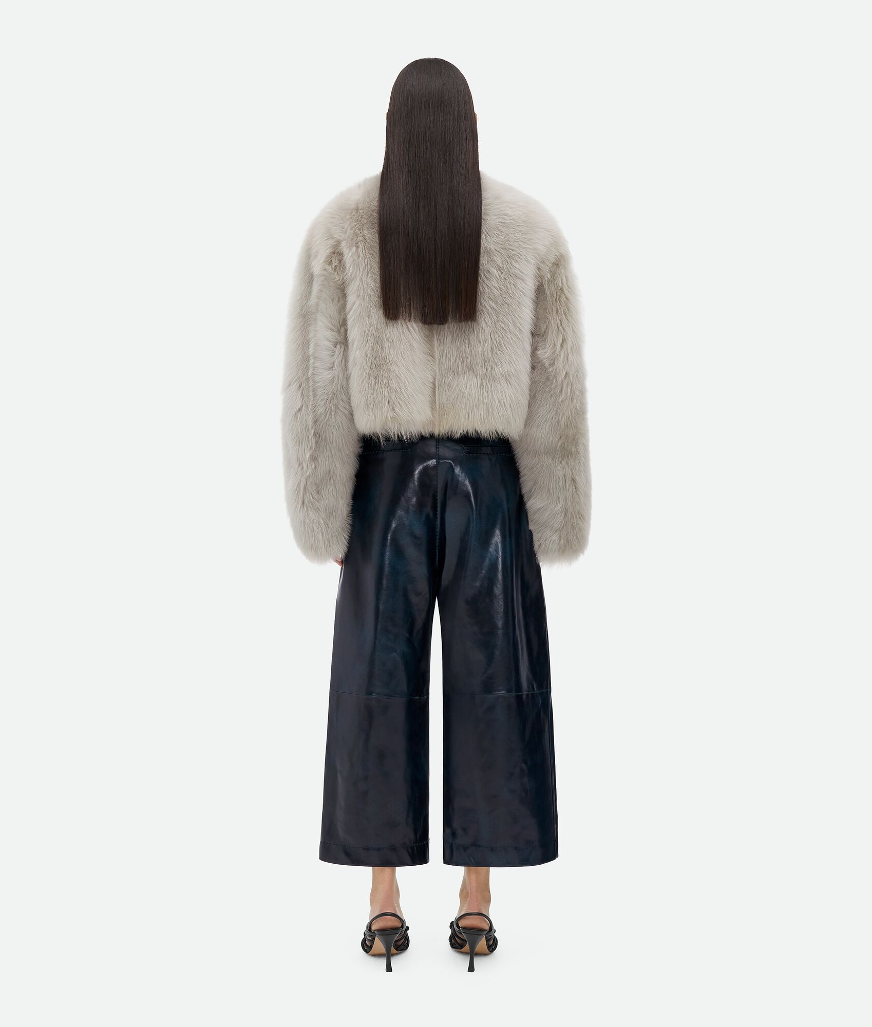 Toscana Shearling Cropped Blouson - 3