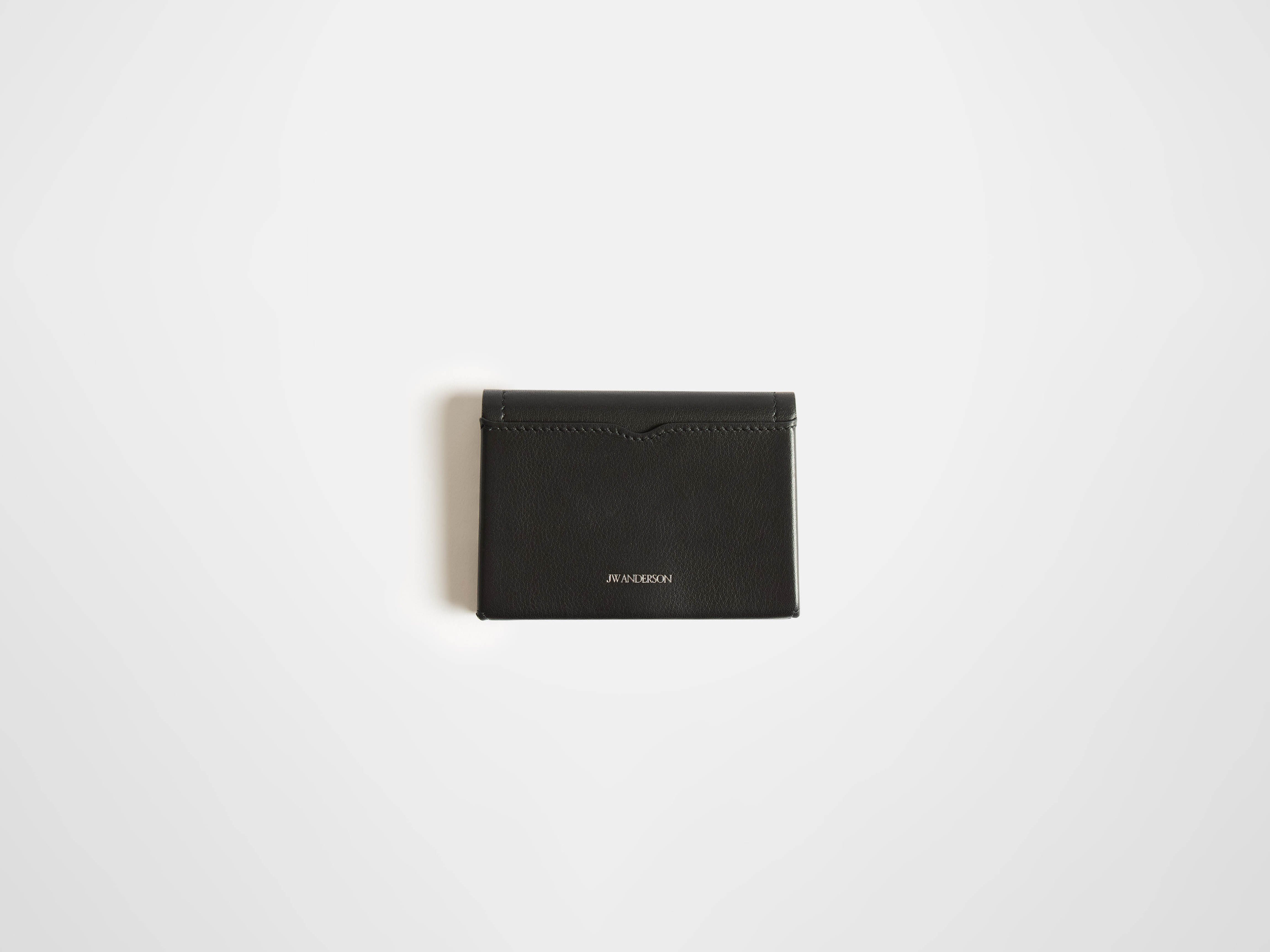 LEATHER LOAFER CARD HOLDER IN BLACK - 2