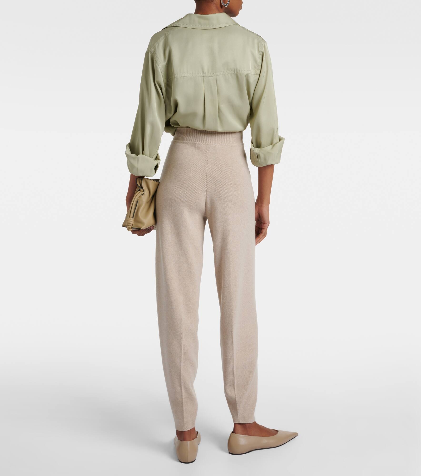 Ashi cashmere tapered pants - 3