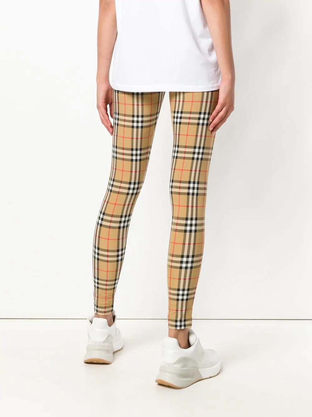 Vintage check leggings  - 4