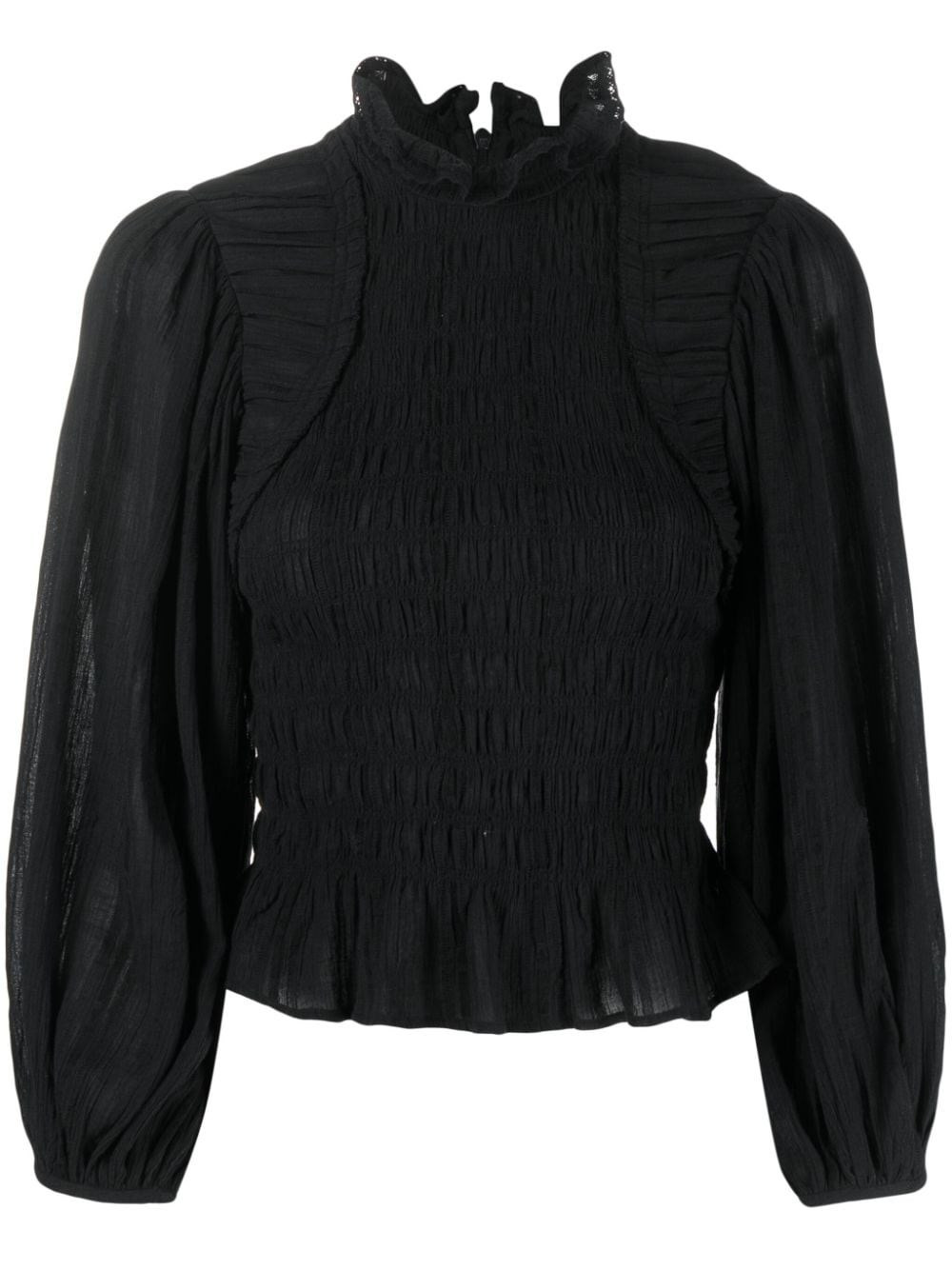 COTTON BLEND TOP - 1