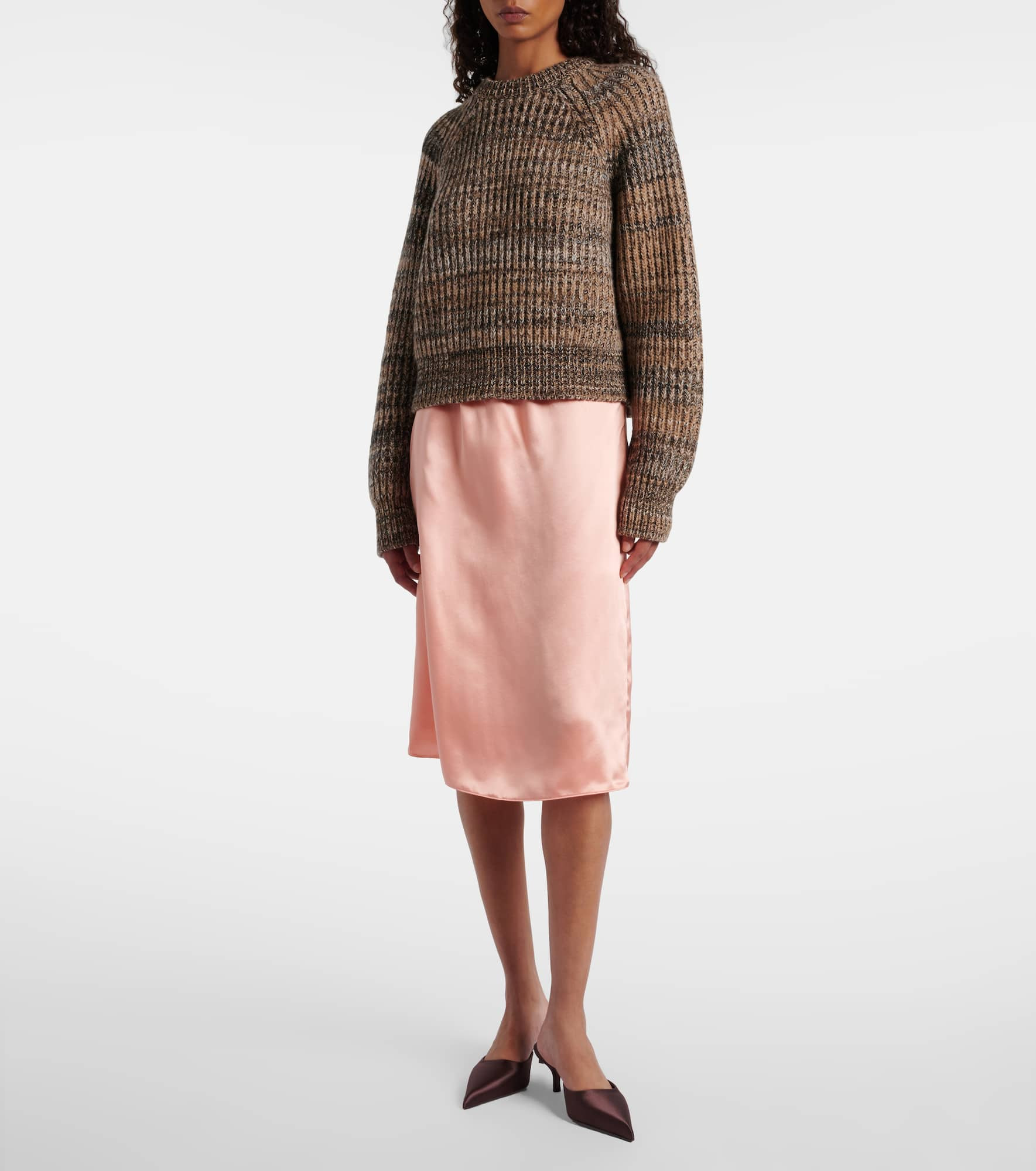 Silk midi skirt - 2