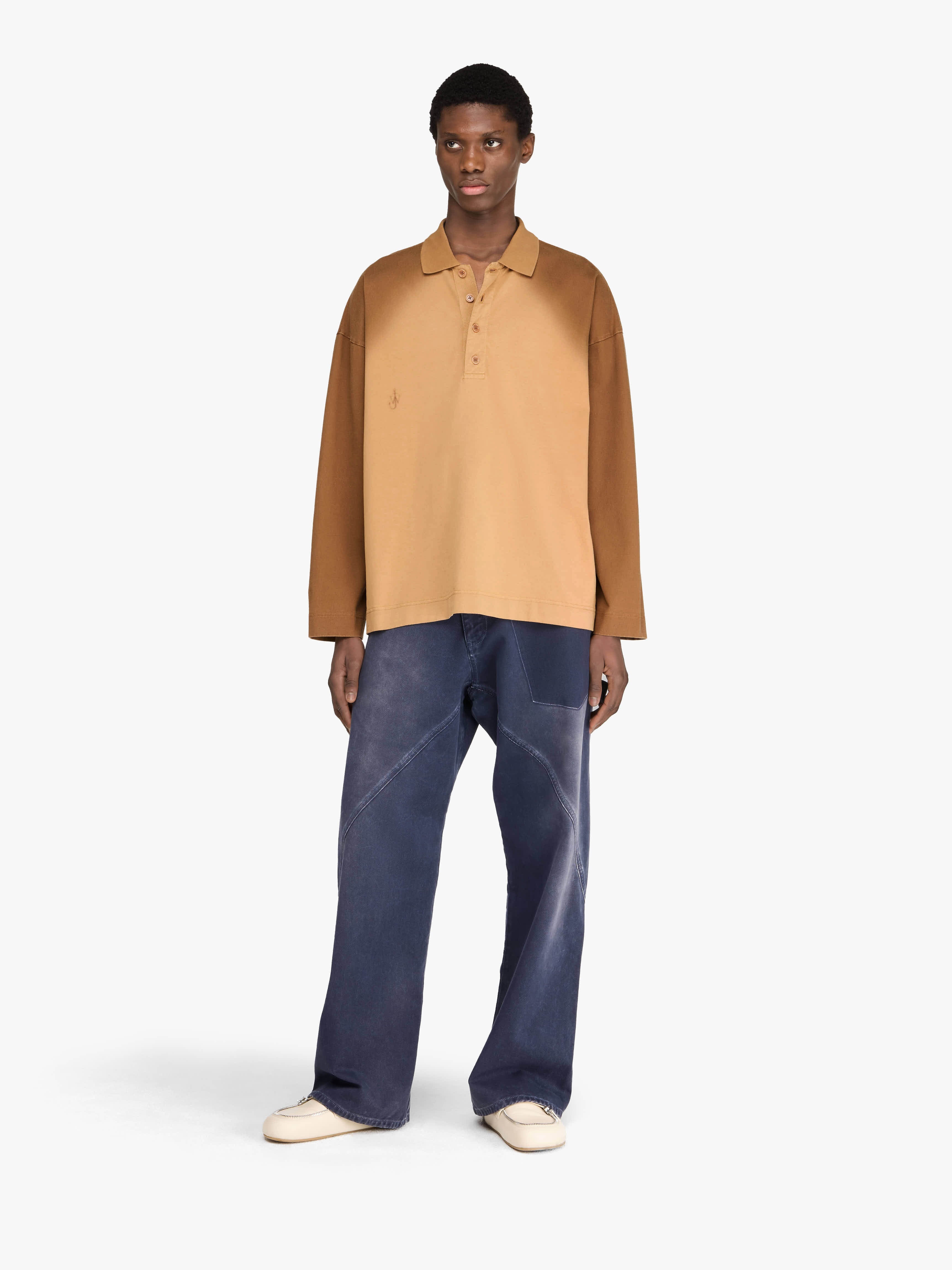 LONG SLEEVE RUGBY POLO TOP - 2