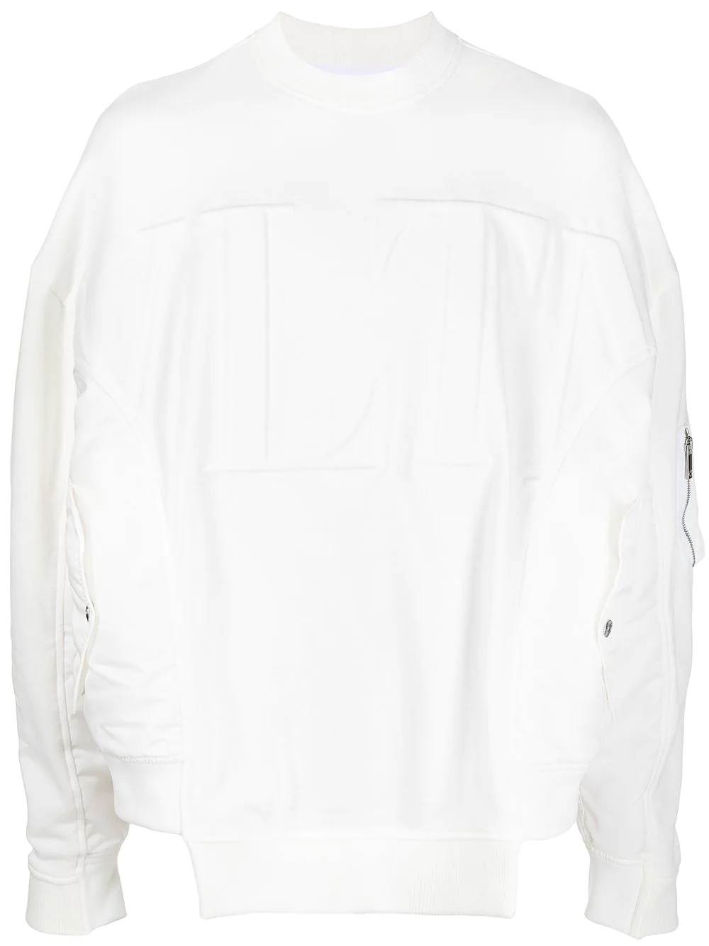 VLTN-embossed sweatshirt - 1