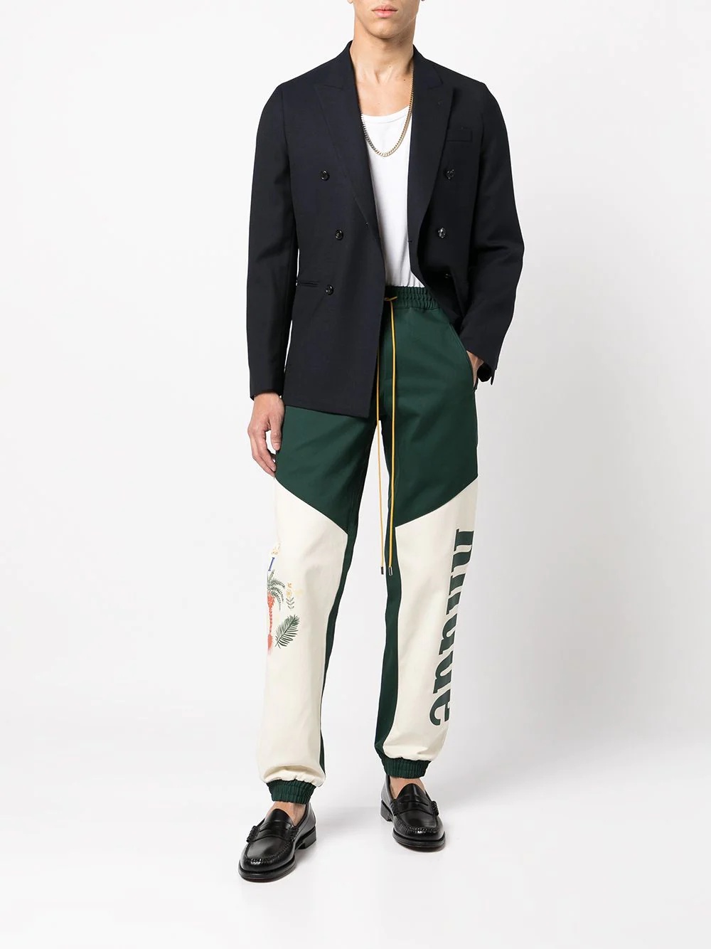 Flight panelled track pants - 2