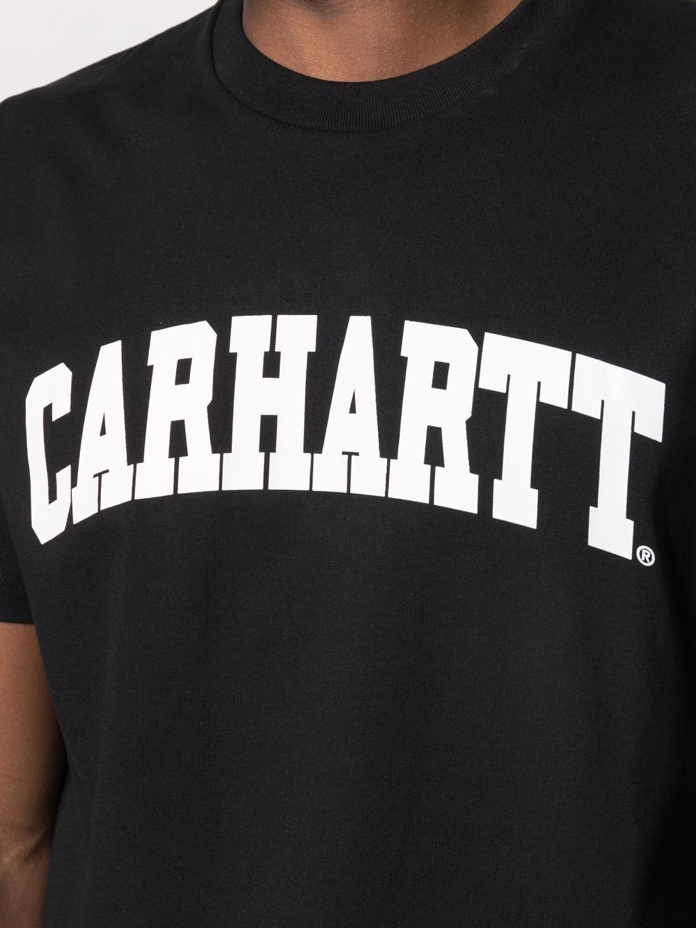 logo-print T-shirt - 5
