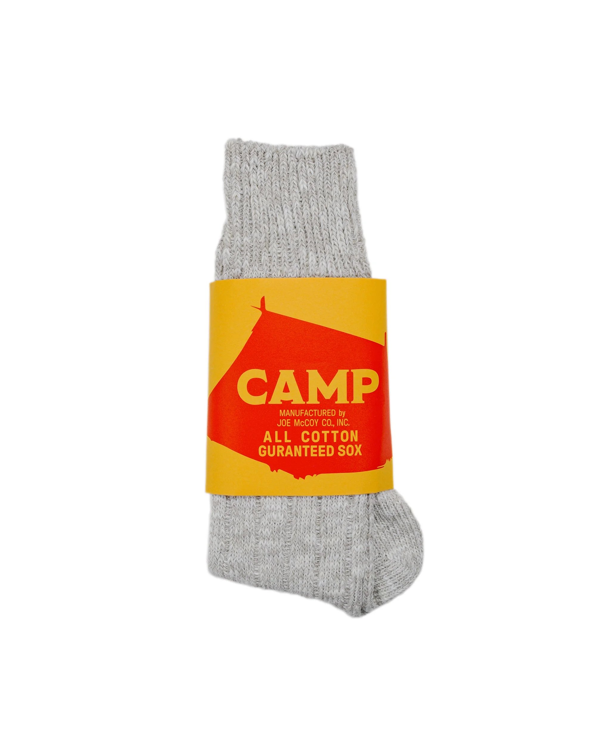 The Real McCoy’s MA22012 Outdoor Socks 'Camp' Snow Gray - 1