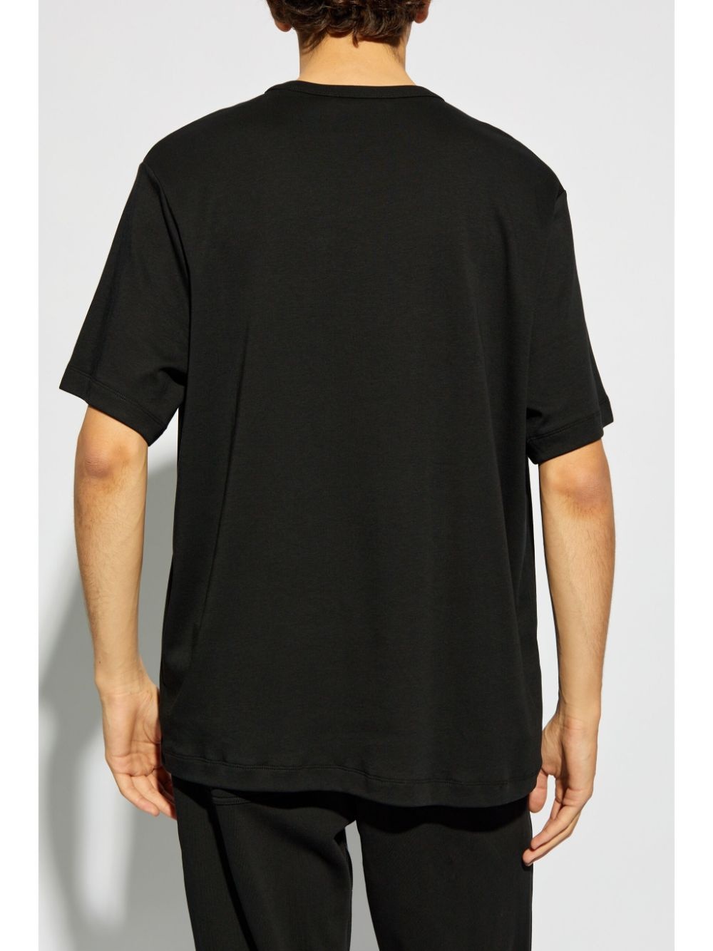 zip pocket cotton T-shirt - 4
