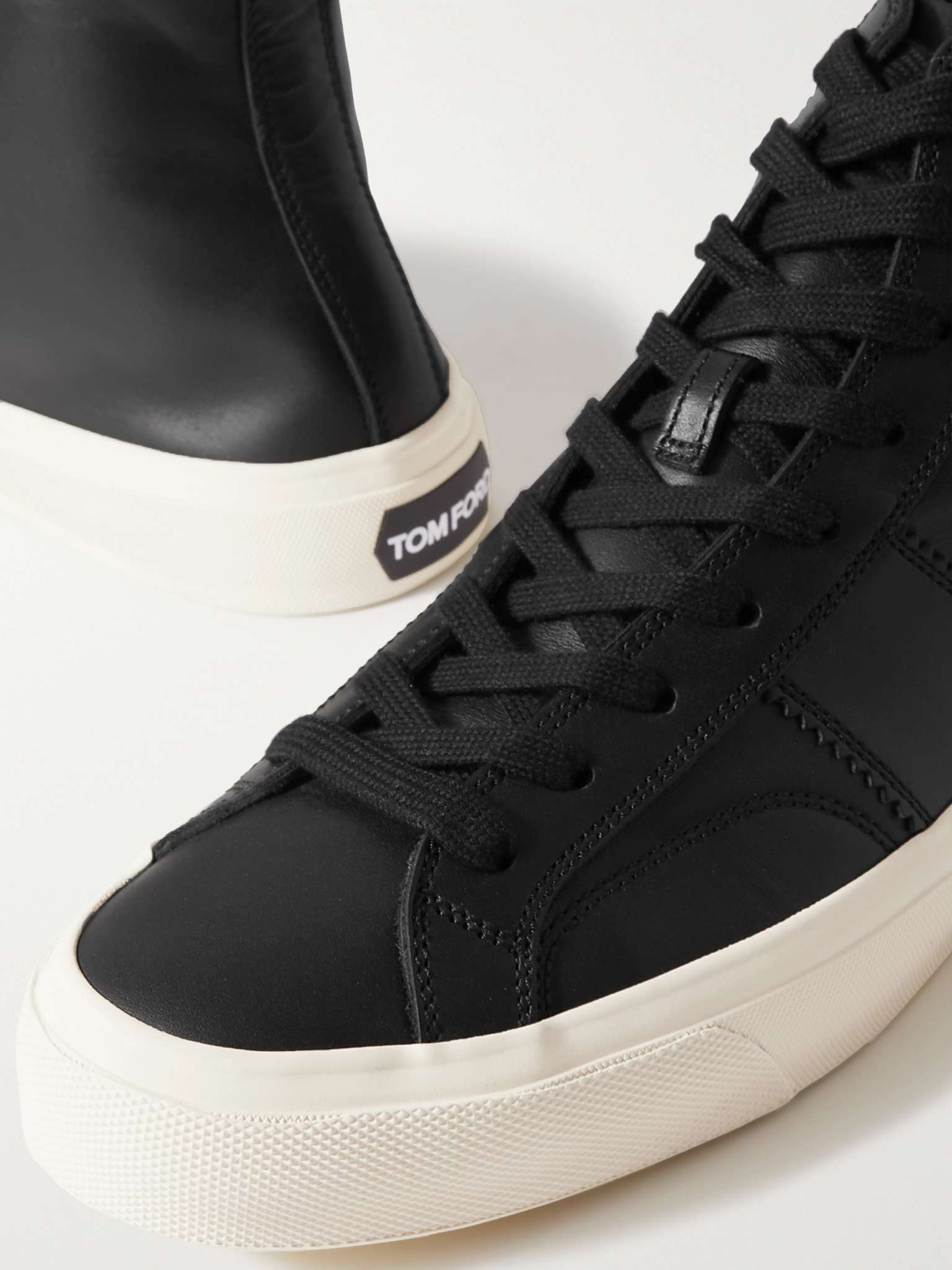 Cambridge Leather High-Top Sneakers - 6