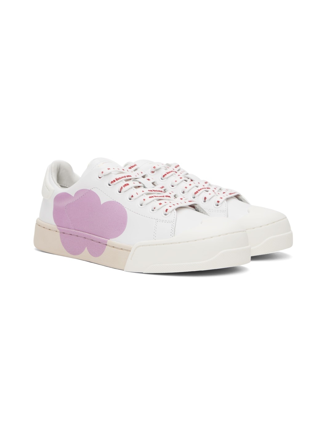 White Dada Bumper Sneakers - 4