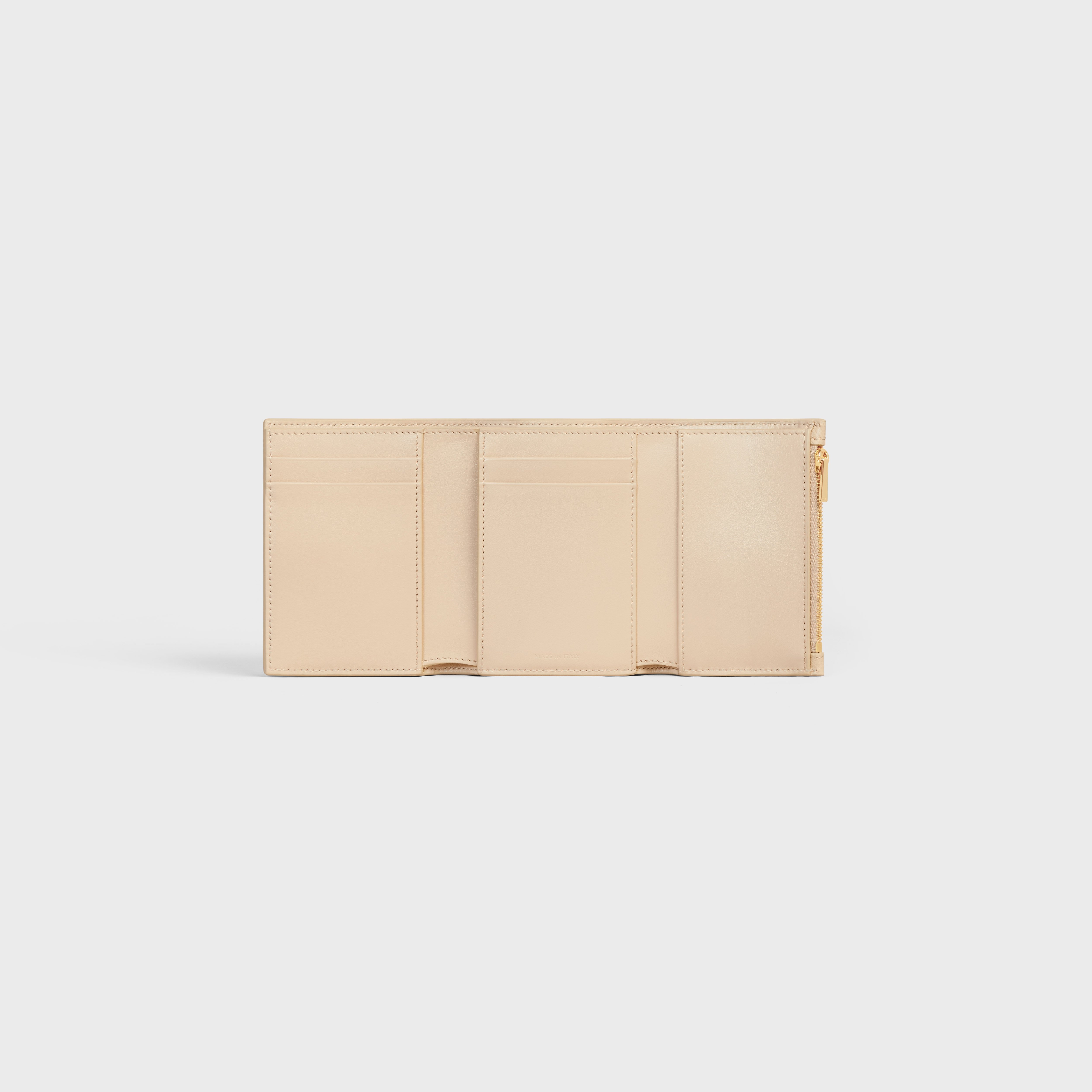 Fine Strap Wallet in Bicolour Grained Calfskin - 4