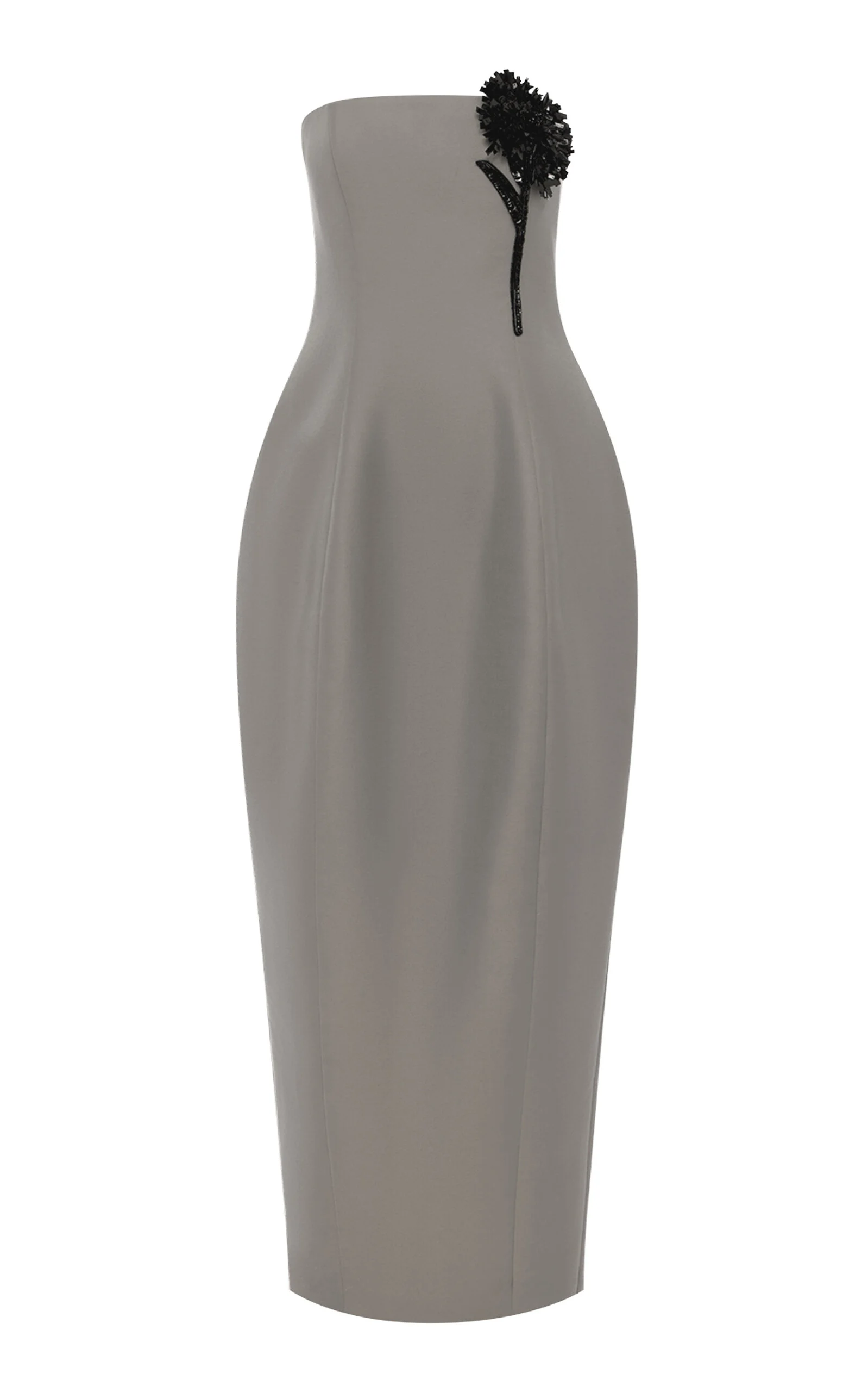 Jessica Strapless Maxi Dress grey - 1