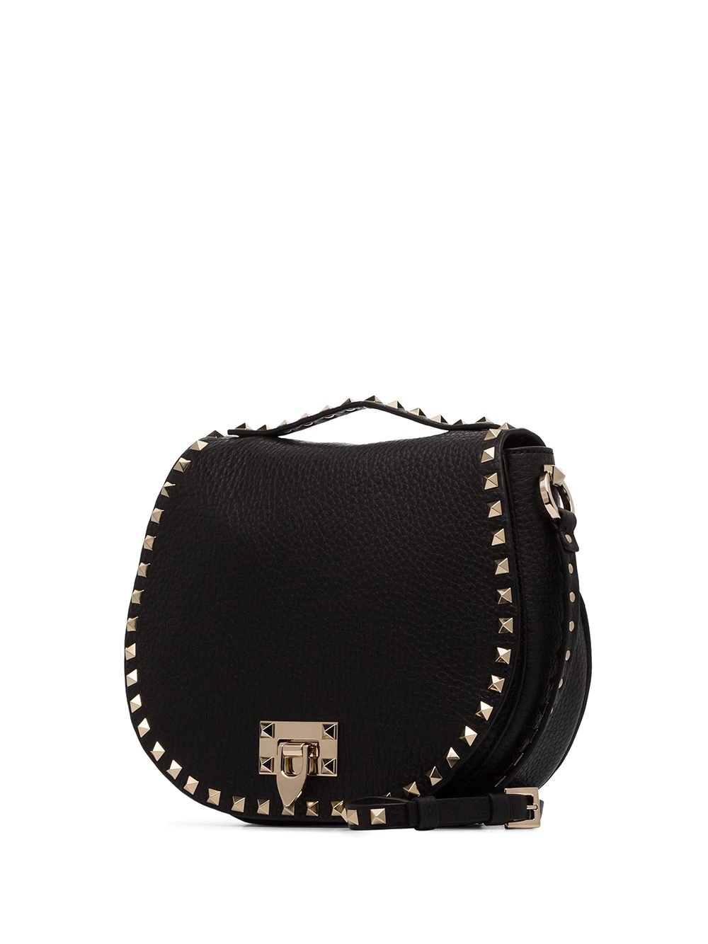 Rockstud leather shoulder bag - 4