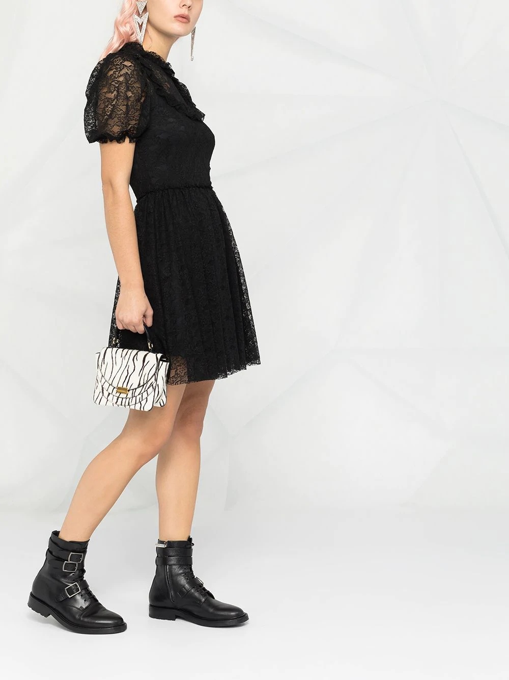 lace overlay dress - 6