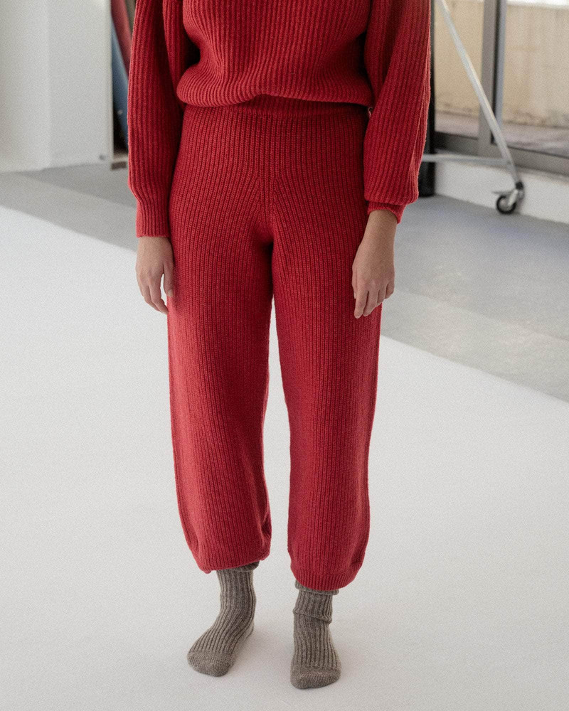 BASERANGE Mea Pants - Recycled Wool Rib outlook