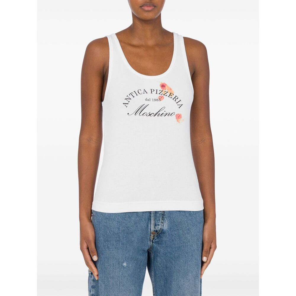 Moschino White Tops - Vests & Tank Tops Women - 3